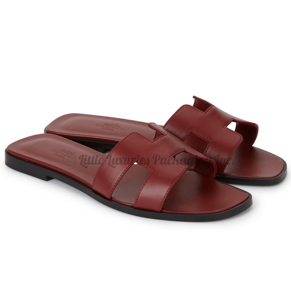 red hermes slides